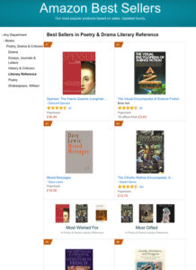 Mixed Messages in Amazon best seller charts
