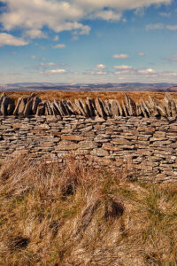 Stone wall, Cilfynydd, Wales